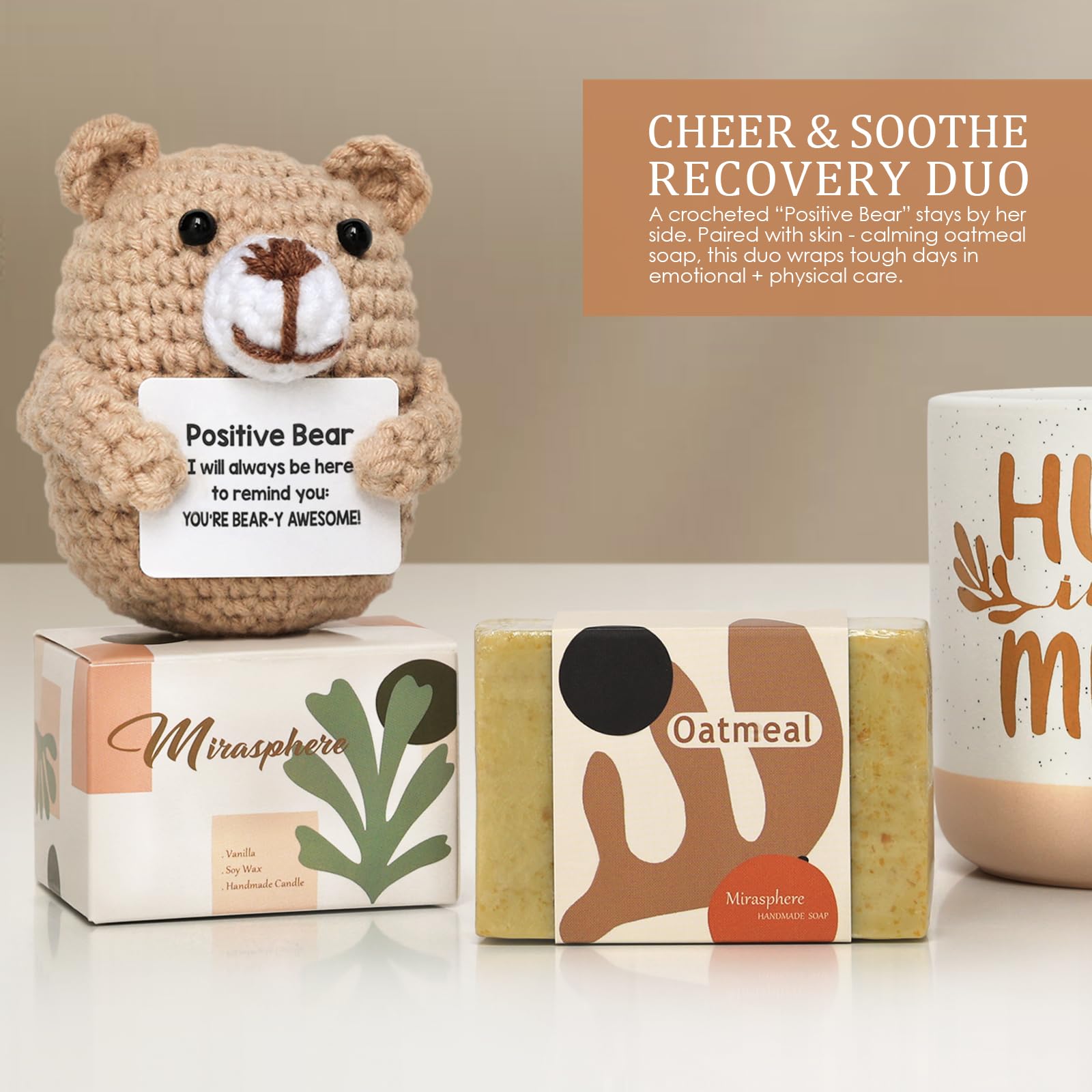 Mirasphere vanilla soy candle delivers a gentle fragrance for relaxation.