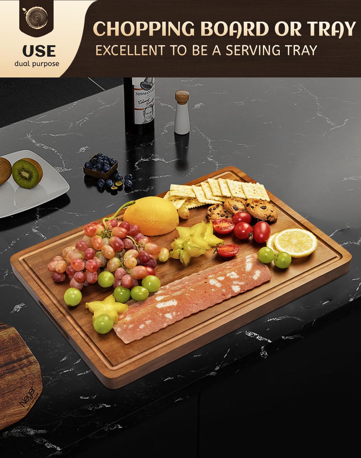 Misawce gift-ready cutting board adds practical elegance to any kitchen
