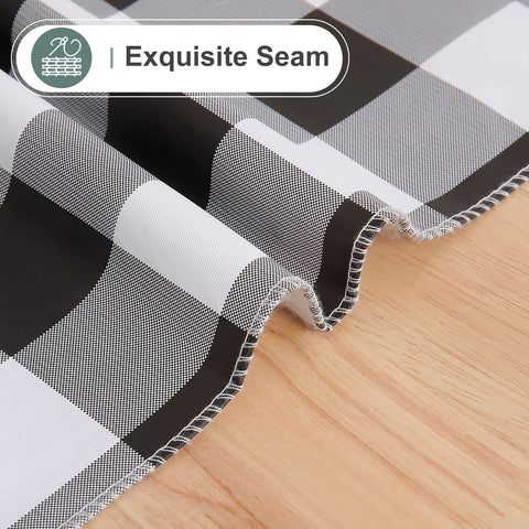 Misaya 54x54 square tablecloth fits standard tables and cleans easily