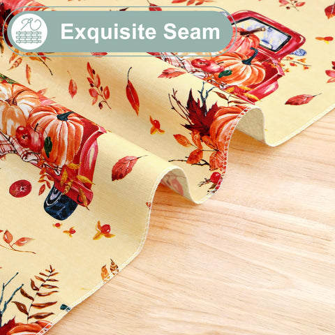 Misaya indoor and outdoor fall tablecloth suitable for Thanksgiving gatherings
