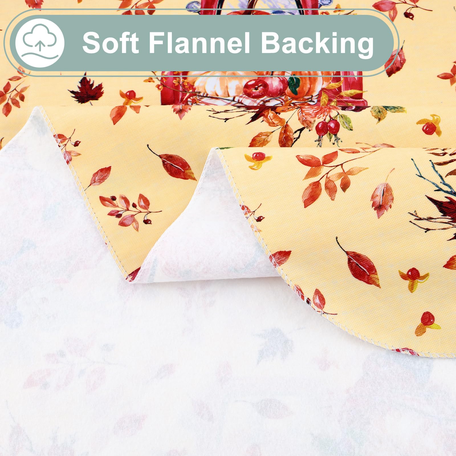Misaya pumpkin truck pattern tablecloth adds festive charm to holiday meals