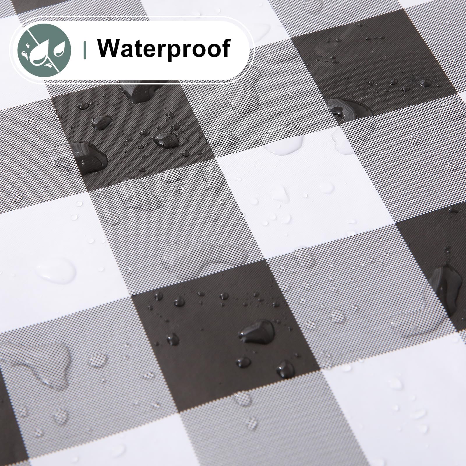 Misaya soft flannel-backed tablecloth offers anti-slip comfort