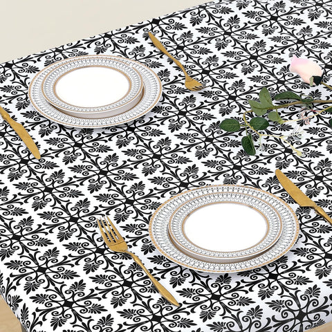 misaya square tablecloth black finish hides minor stains