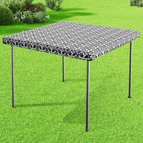 misaya square tablecloth elastic edge fit on folding tables