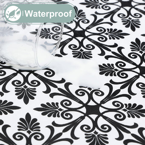 misaya square tablecloth soft flannel backing prevents table scratches