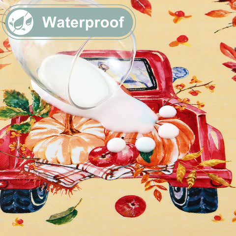 Misaya vinyl tablecloth close-up highlighting waterproof surface protecting tabletops
