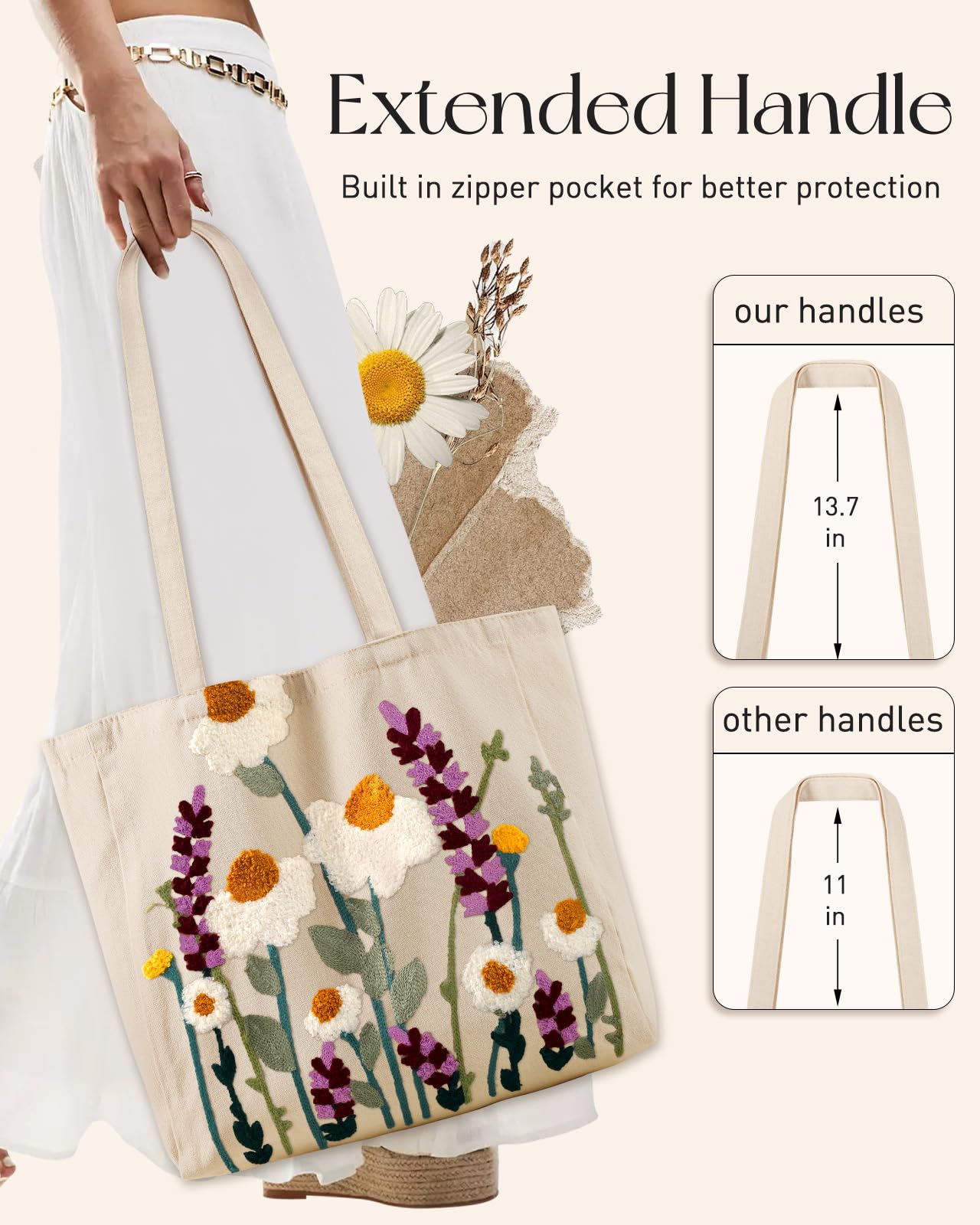 Miss Adola tote open compartment offers quick access to daily items.