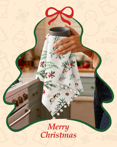 Miss Adola cotton kitchen towel 16x26 for absorbent, quick-drying performance