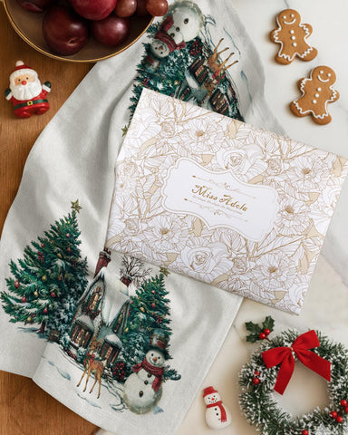 Miss Adola towels ideal as eco friendly gift wraps and reusable decor