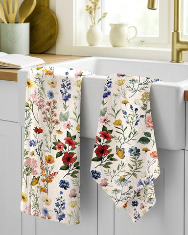 Miss Adola flour sack towel with hanging loop for easy storage and access