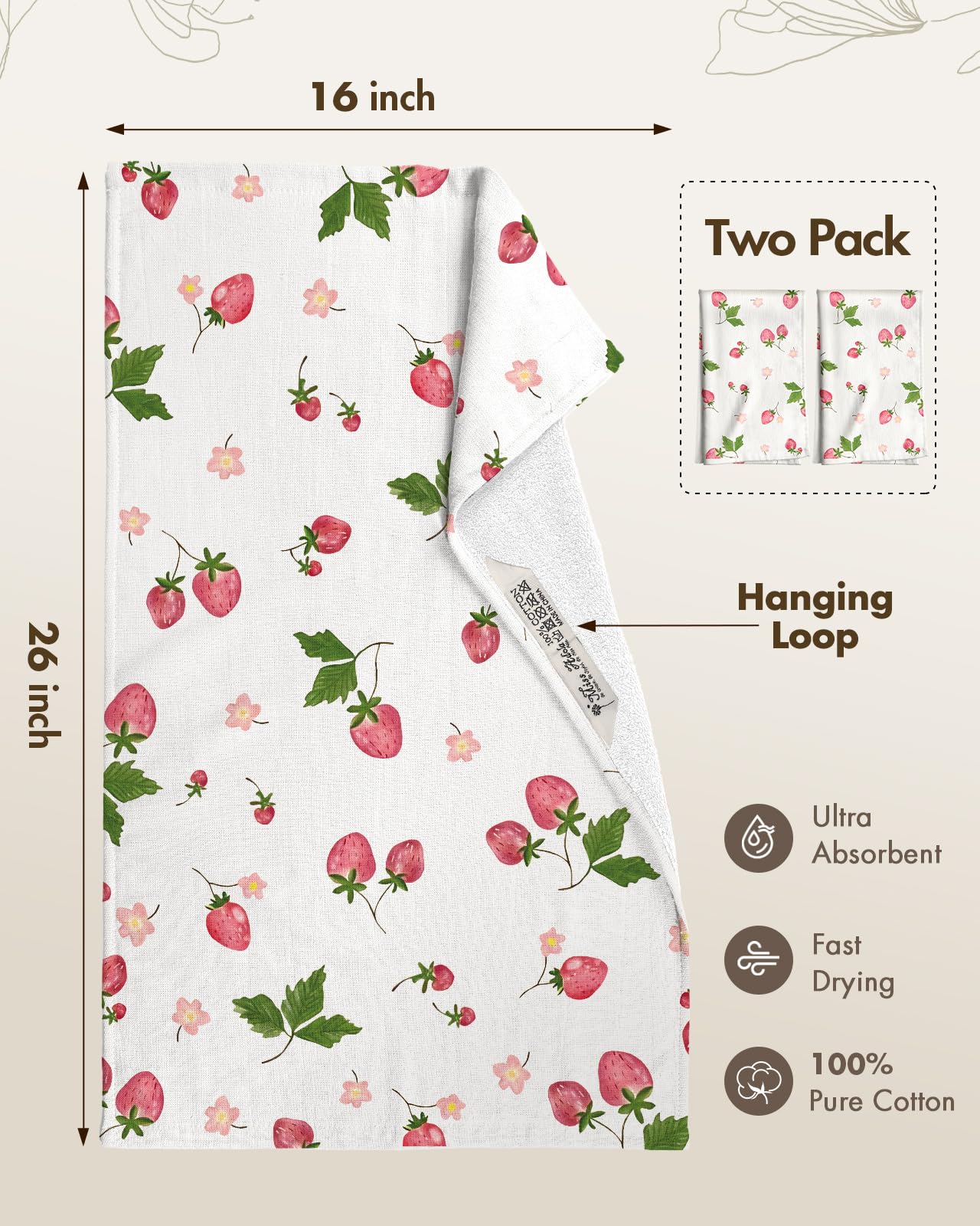 Miss Adola quick-dry kitchen towels protect counters and reduce moisture.
