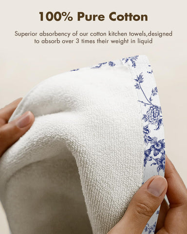 Miss Adola waffle towels absorbent weave ideal for drying dishes and hands
