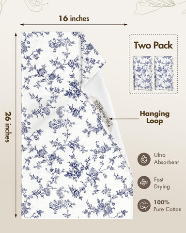 Miss Adola waffle towels quick drying design reduces moisture