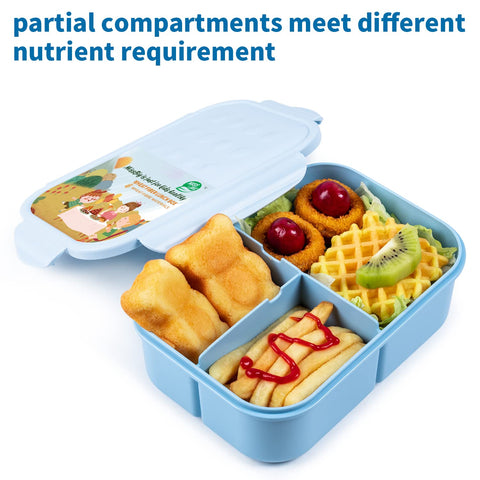 MISS BIG Bento Box includes a fork for convenient meals anywhere.