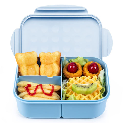 MISS BIG Bento Box with four latches for secure, easy access.