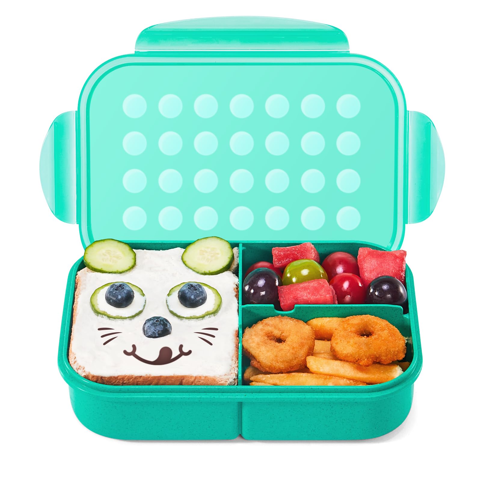 MISS BIG Bento Box Kids leakproof seal keeps lunches fresh and mess-free.