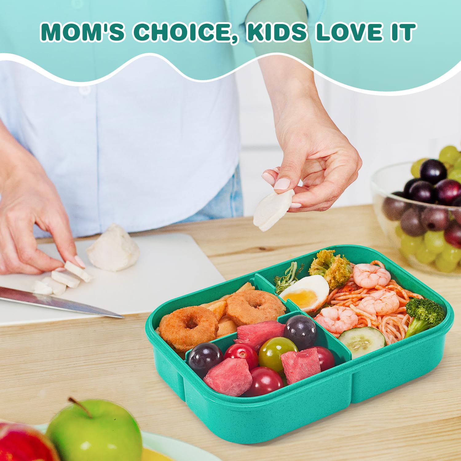 MISS BIG Bento Box Two sizes fit kids and adults.