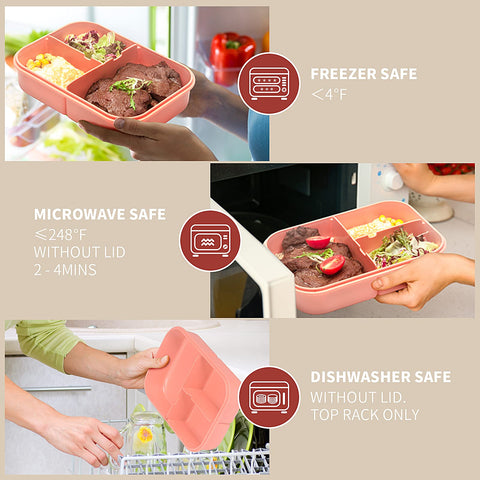 MISS BIG bento box comes in two sizes for kids and adults' meals.