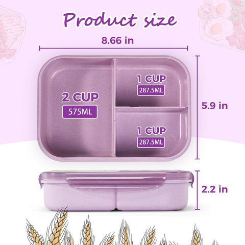 MISS BIG lunch box portable design fits in bags