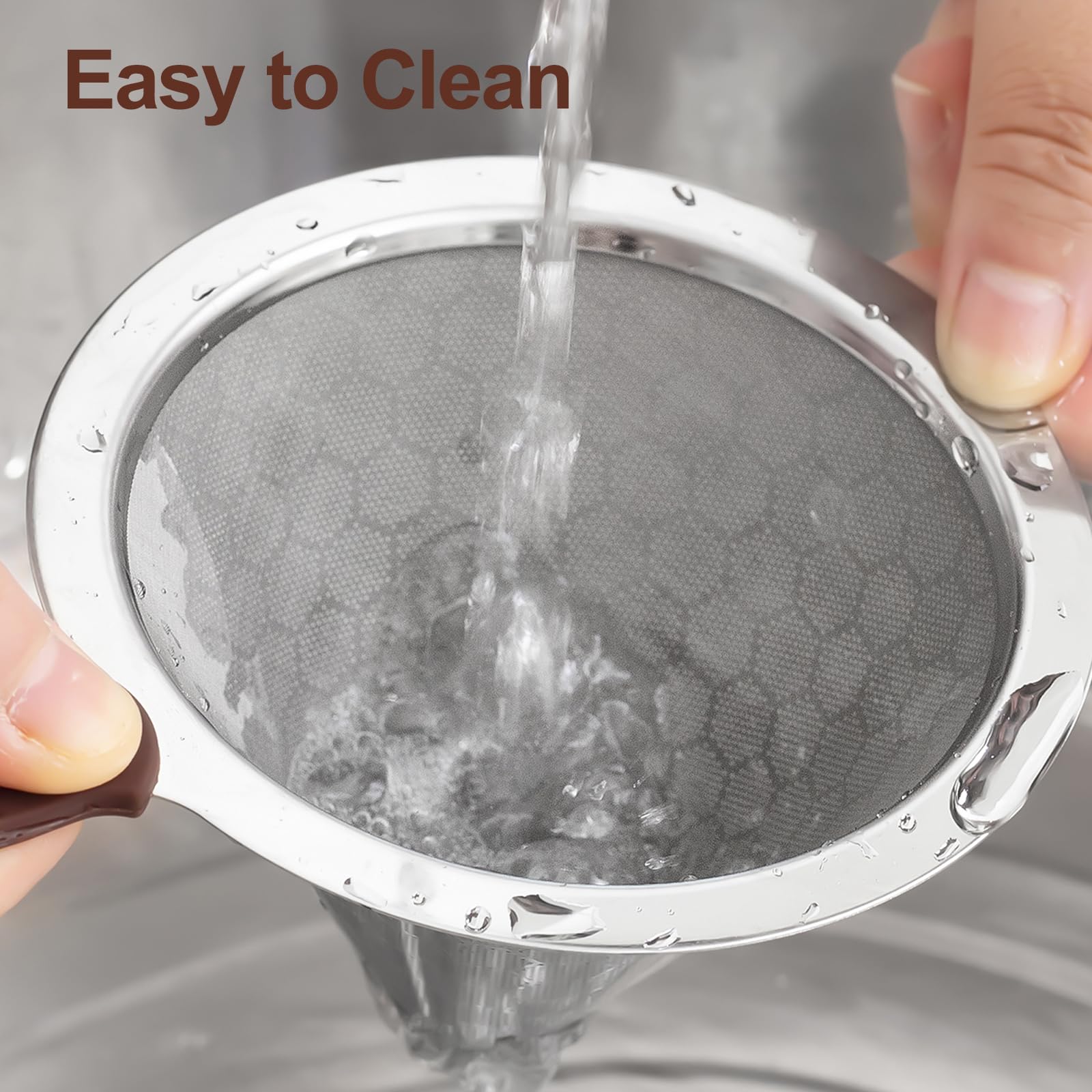 MISETTO reusable filter supports eco-friendly brewing and savings.