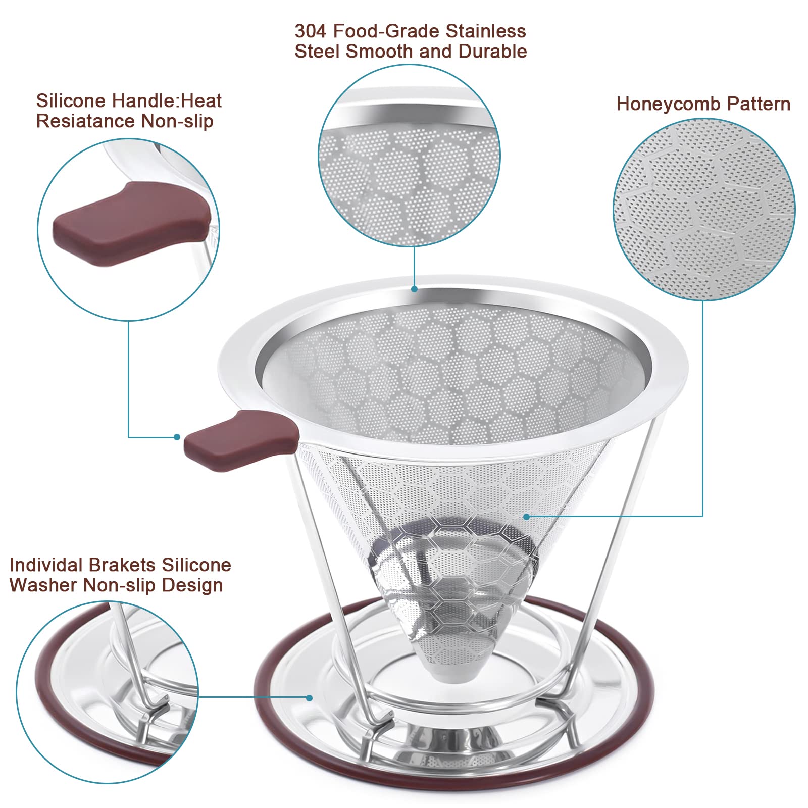 MISETTO stainless steel filter 316-800mesh emphasizes fine filtration.