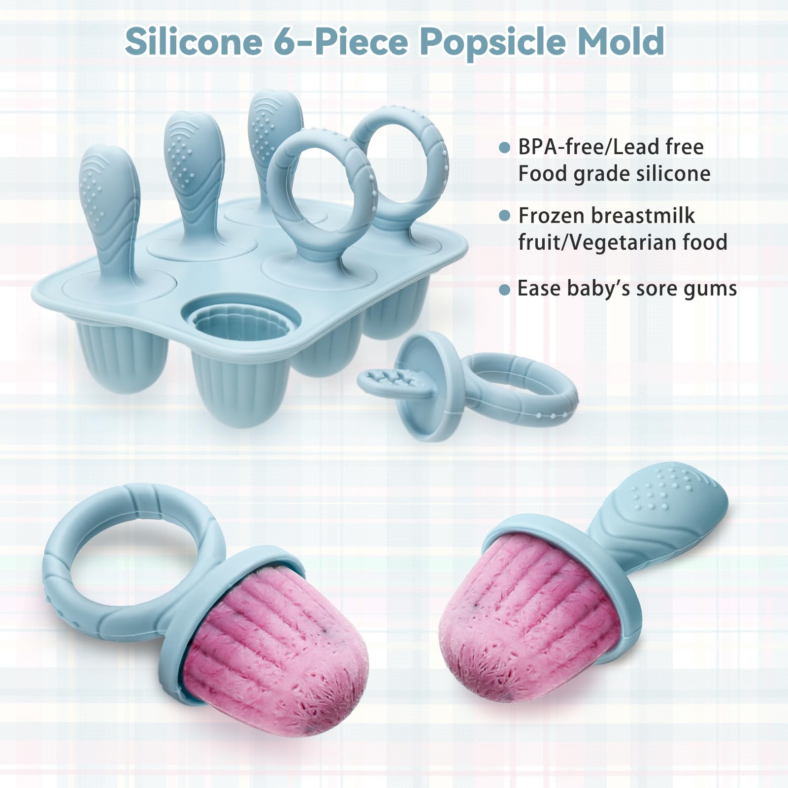 MISSLILI breastmilk popsicle molds for nourishing snacks.