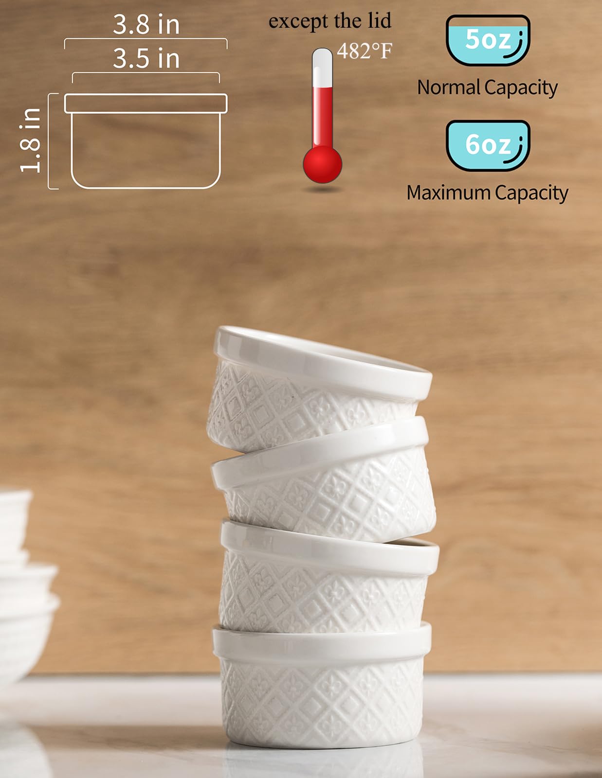 MISSYSSIM dishwasher-safe porcelain enables quick cleanup.
