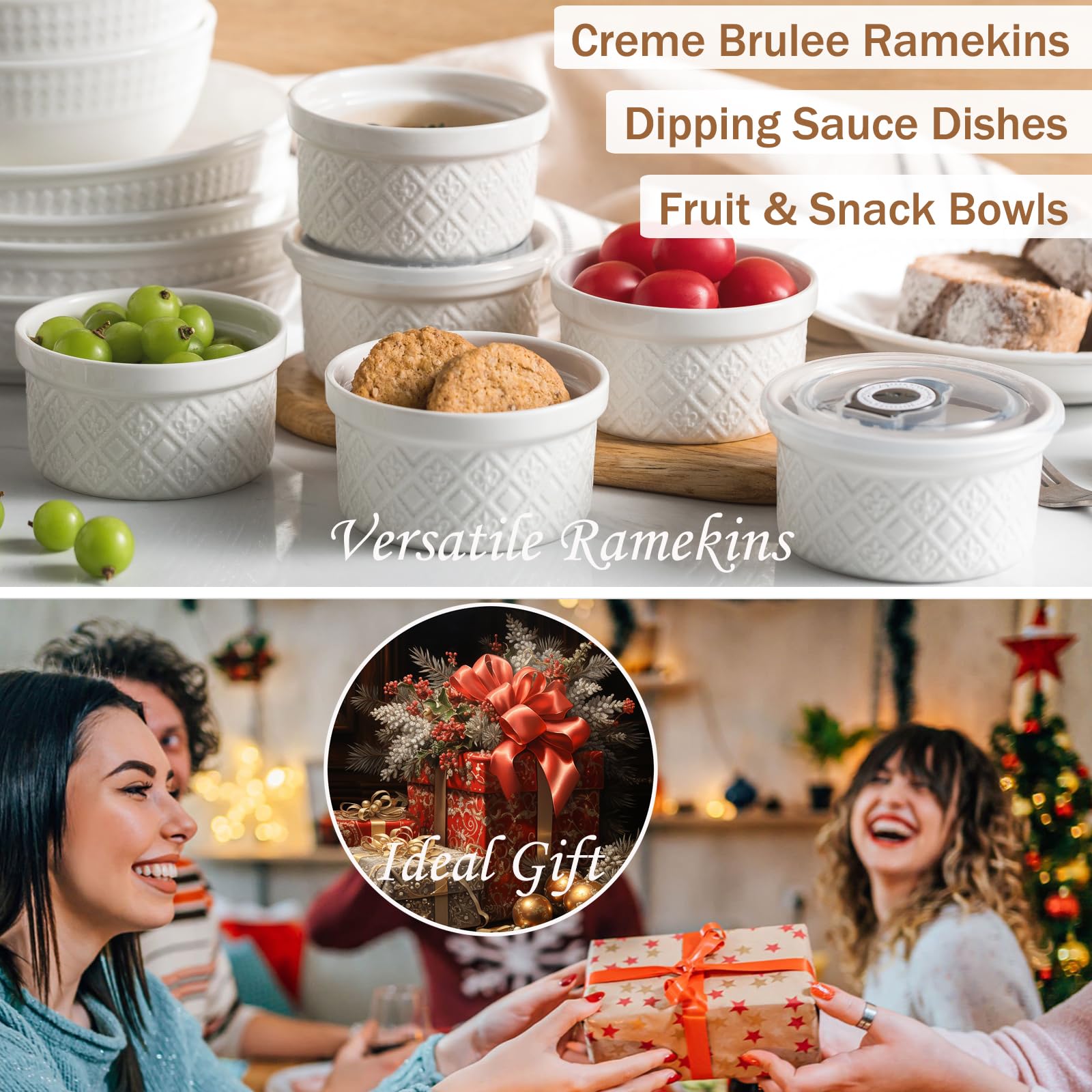 MISSYSSIM stackable ramekins designed to save kitchen space.