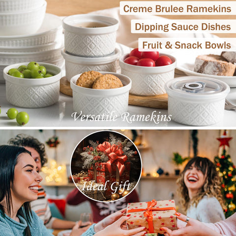 MISSYSSIM stackable ramekins designed to save kitchen space.