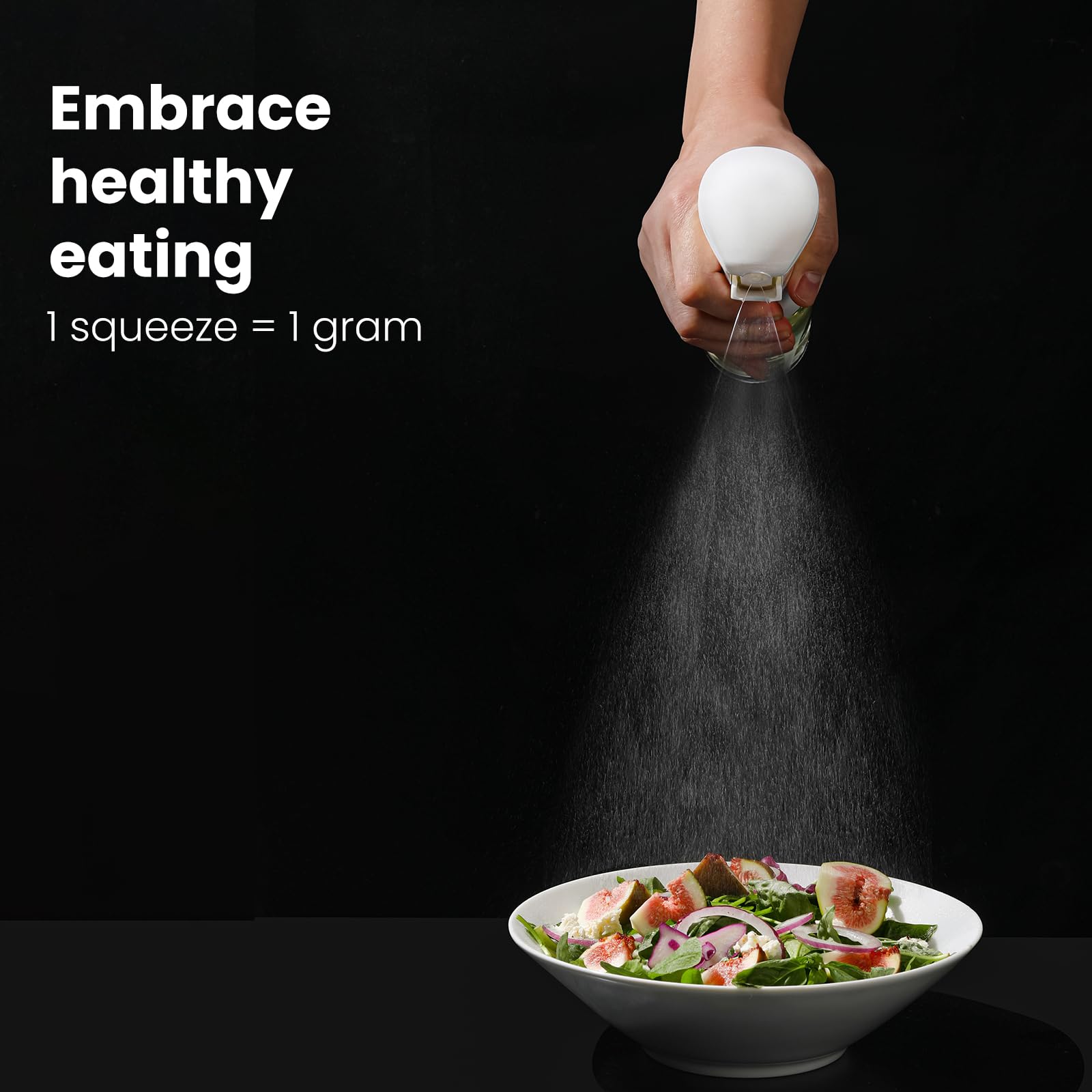 Mistifi compact bottle ready for olive oil or vinaigrette.