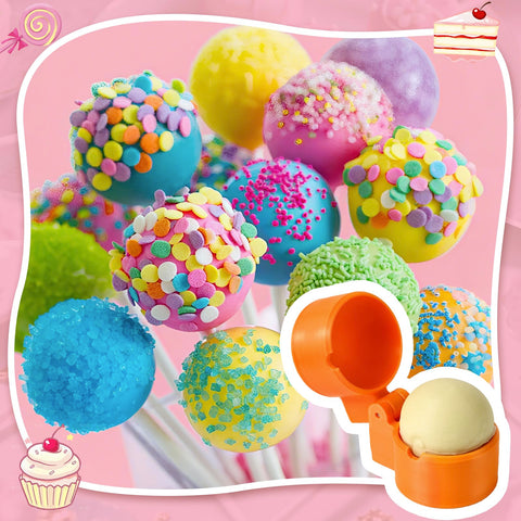 MITCHENIFY sphere cake pop mold set ideal for quick batch dessert decorating.
