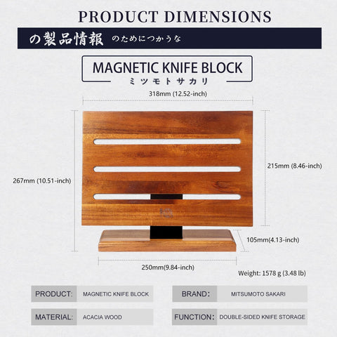 MITSUMOTO SAKARI acacia wood grain close-up highlighting durable natural material.