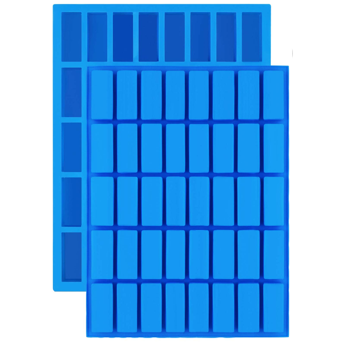 Mity rain 40-cavity narrow rectangle mold for chocolates and candies, easy release