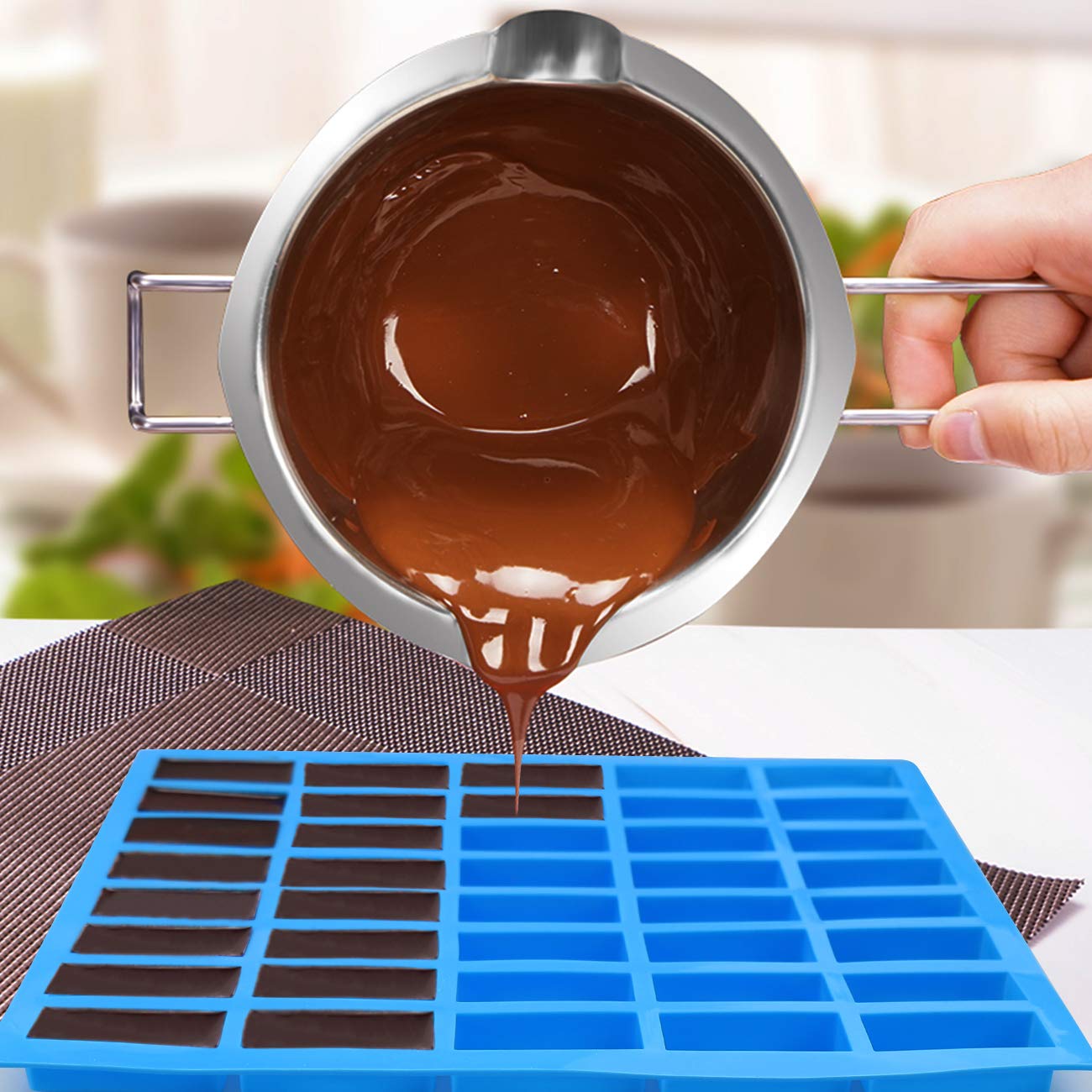 Mity rain 40-cavity mold for mini treats, versatile use