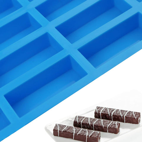 Mity rain rectangle silicone mold for chocolate truffles and ganache