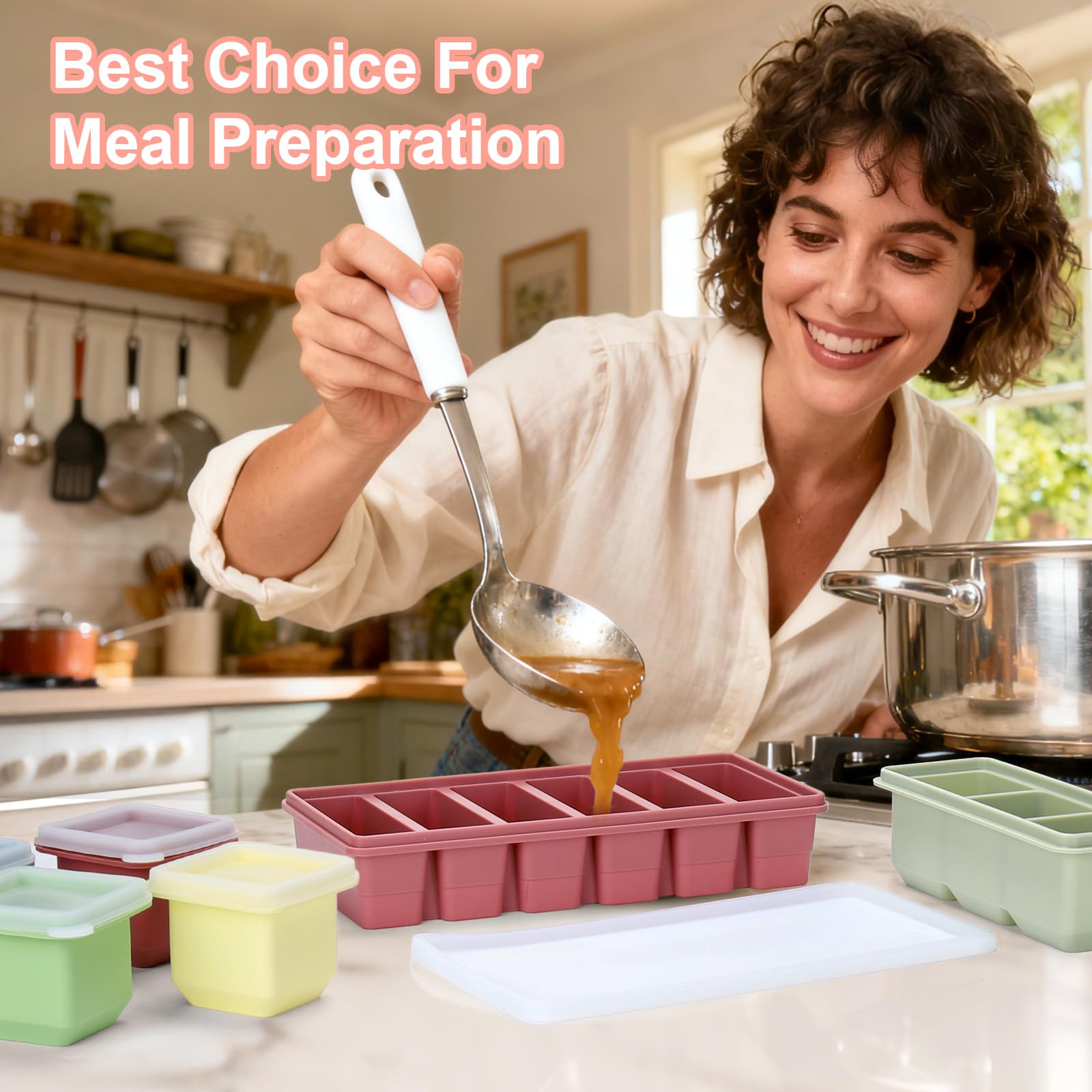 Mity rain multi-compartment tray ideal for batch meals