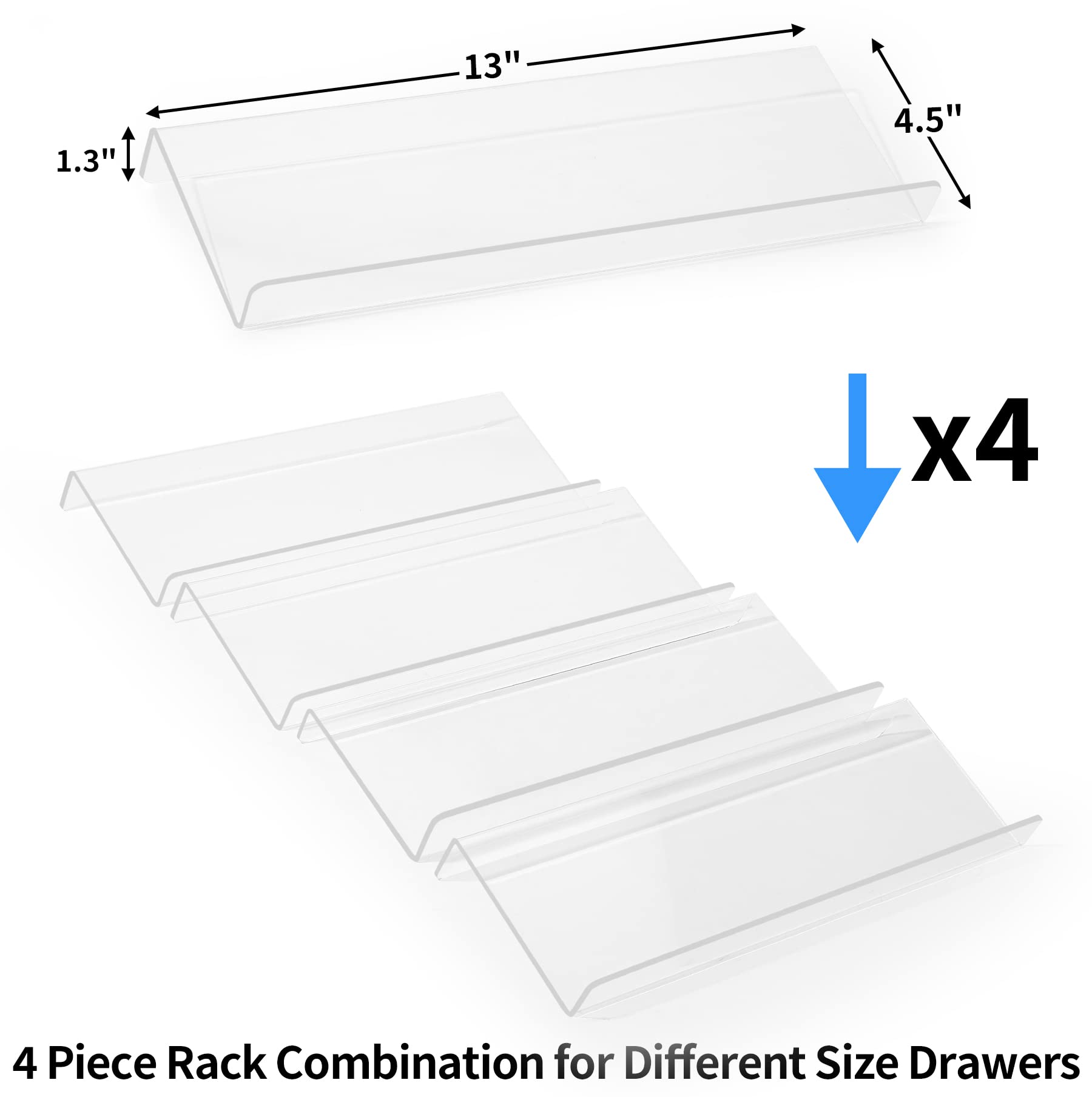 MIUKAA 4-tier spice organizer seen from above for planning.