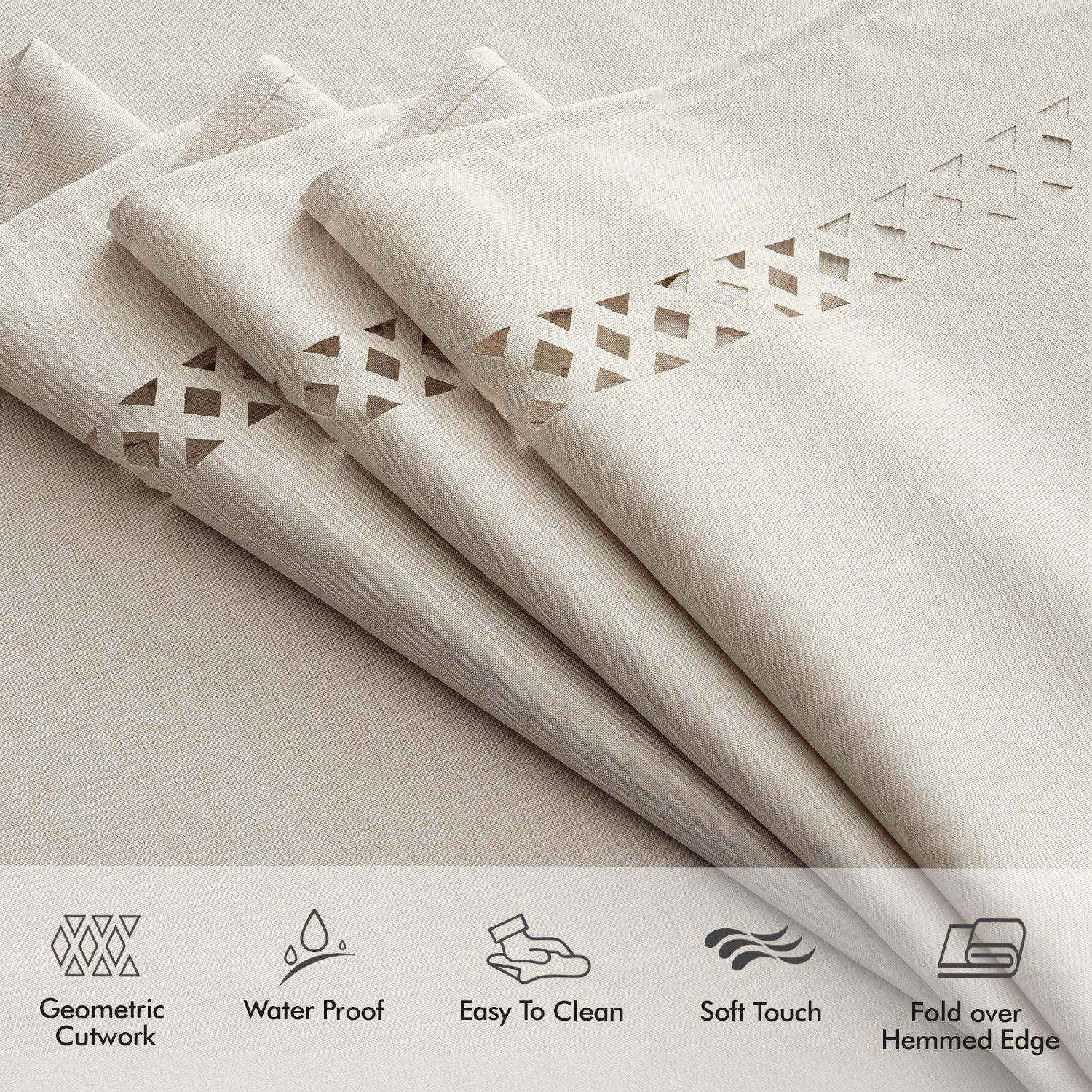 MIULEE beige tablecloth for weddings creates a refined, cohesive dining backdrop.