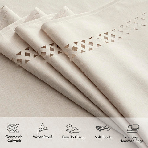 MIULEE beige tablecloth for weddings creates a refined, cohesive dining backdrop.