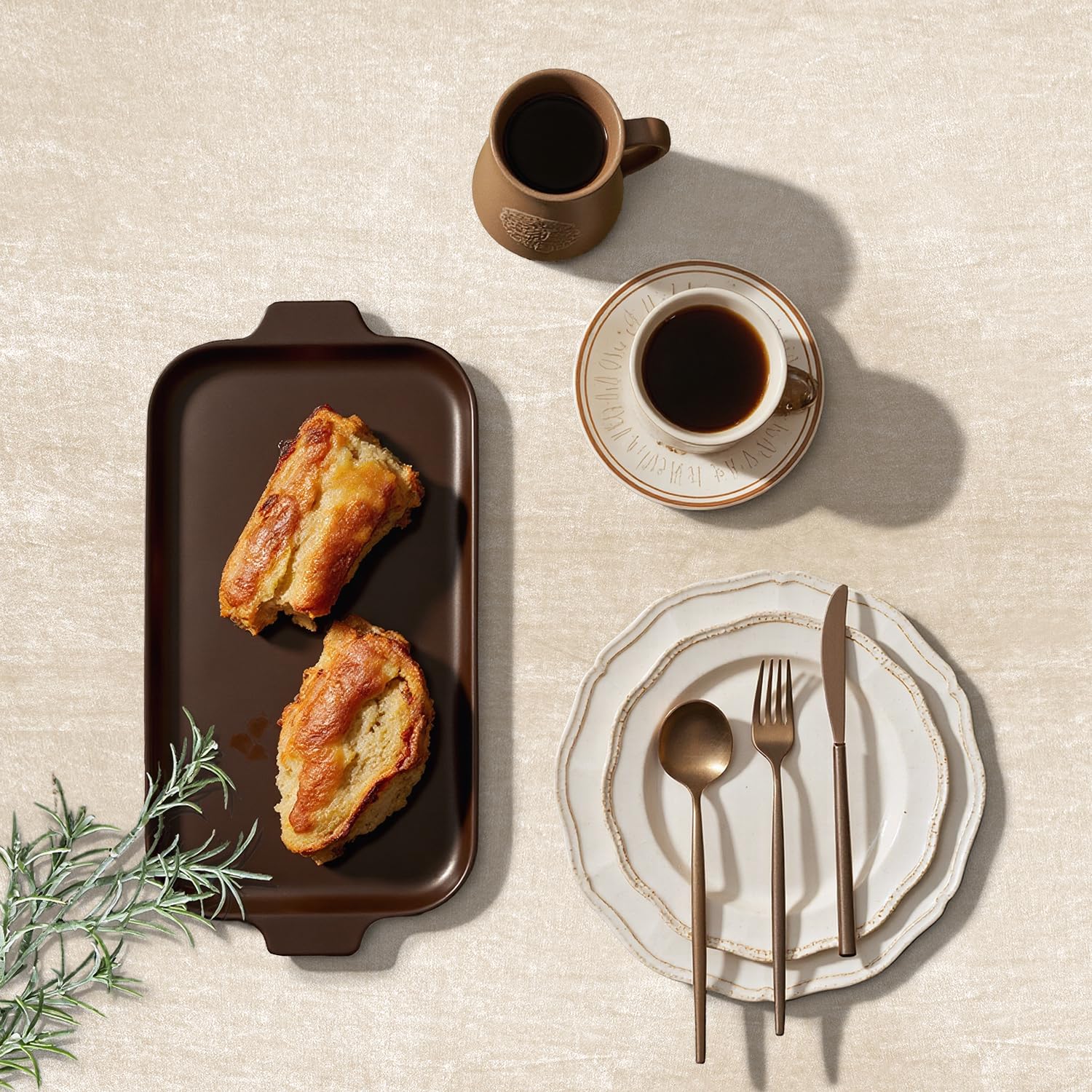 MIULEE velvet table cloth on dining setup for everyday elegance