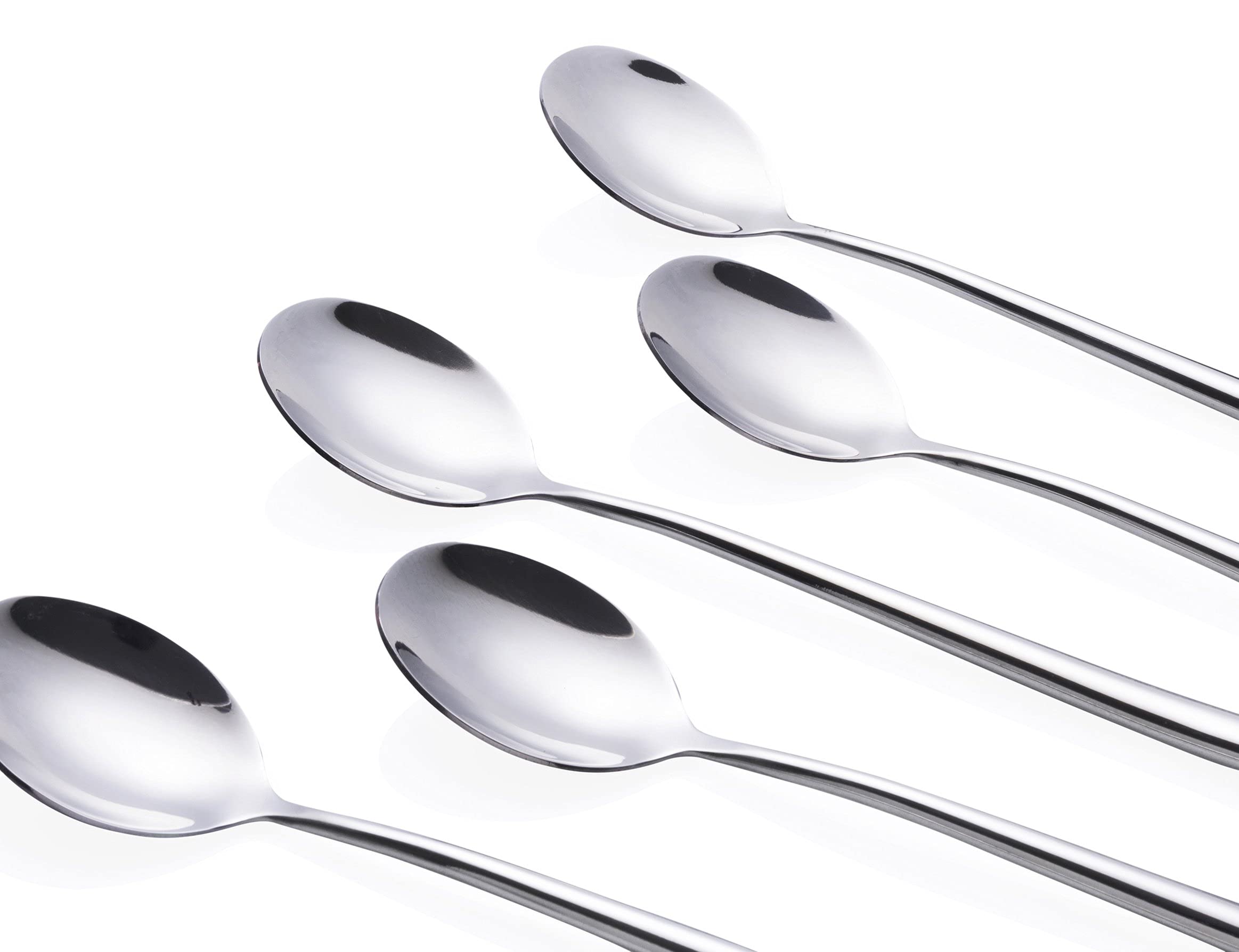 MIUPOO spoon features Oriental-inspired rounded front for elegant dining.