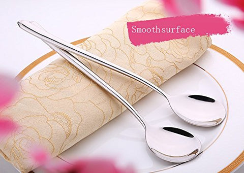 MIUPOO stainless steel utensil with a polished finish.