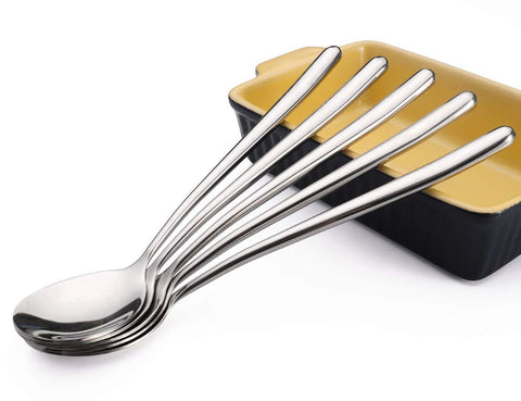 MIUPOO spoons with smooth edges provide comfortable handling.