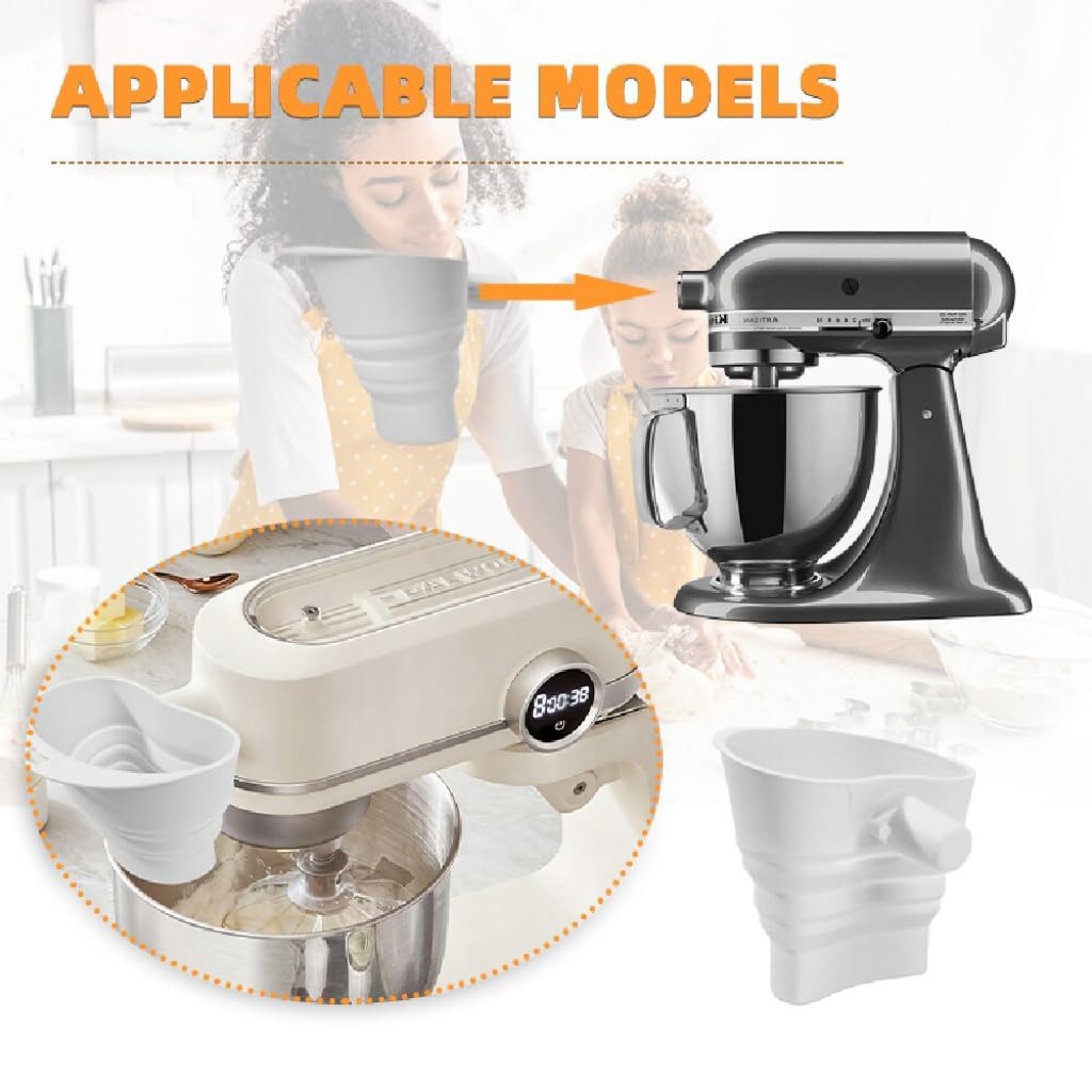 MIUXRZ dishwasher-safe funnel simplifies post-bake cleanup.