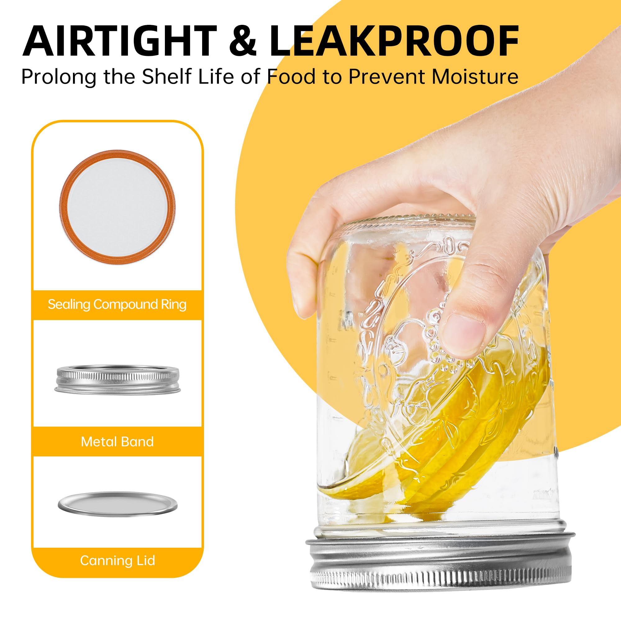 Miuyhji wide-mouth jar ideal for pickling and batch prep.