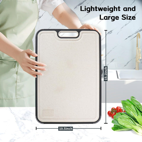 Mivndeeopu titanium cutting board lightweight design supports daily kitchen tasks