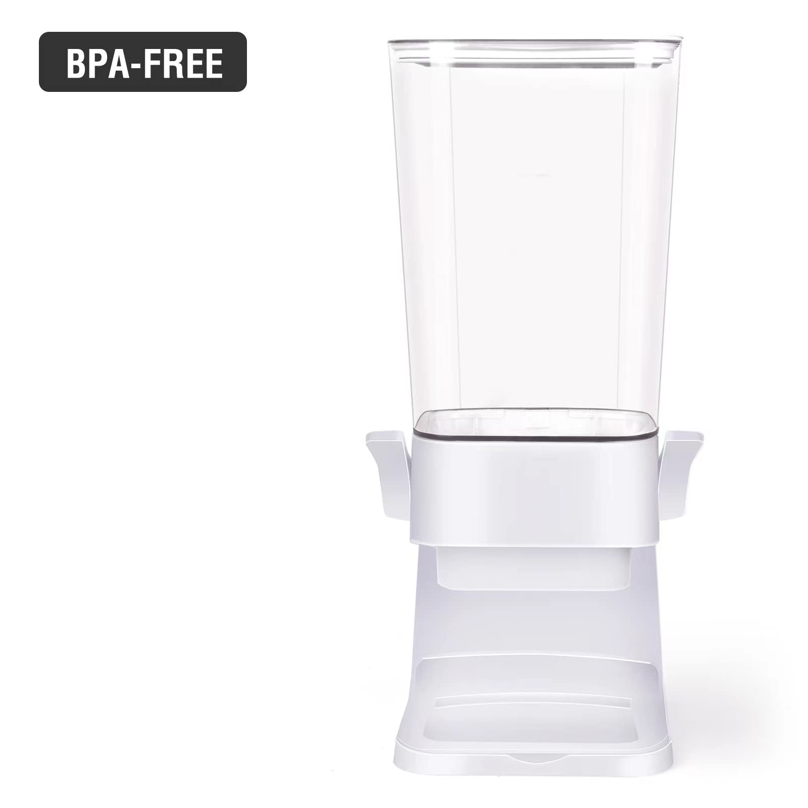 Kid-friendly, easy-dispense design for snacks and cereals