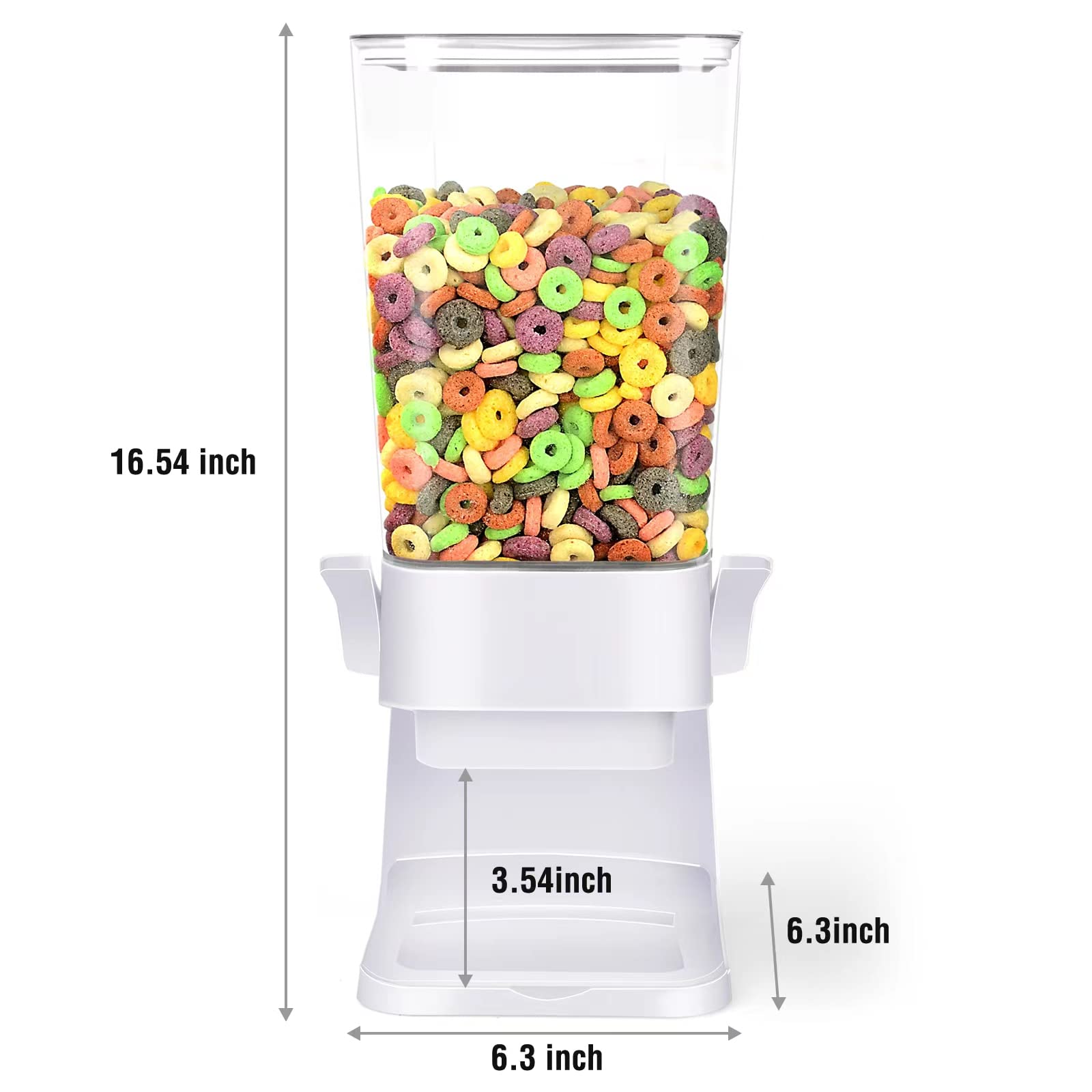 Spring-loaded lever for easy one-handed dispensing
