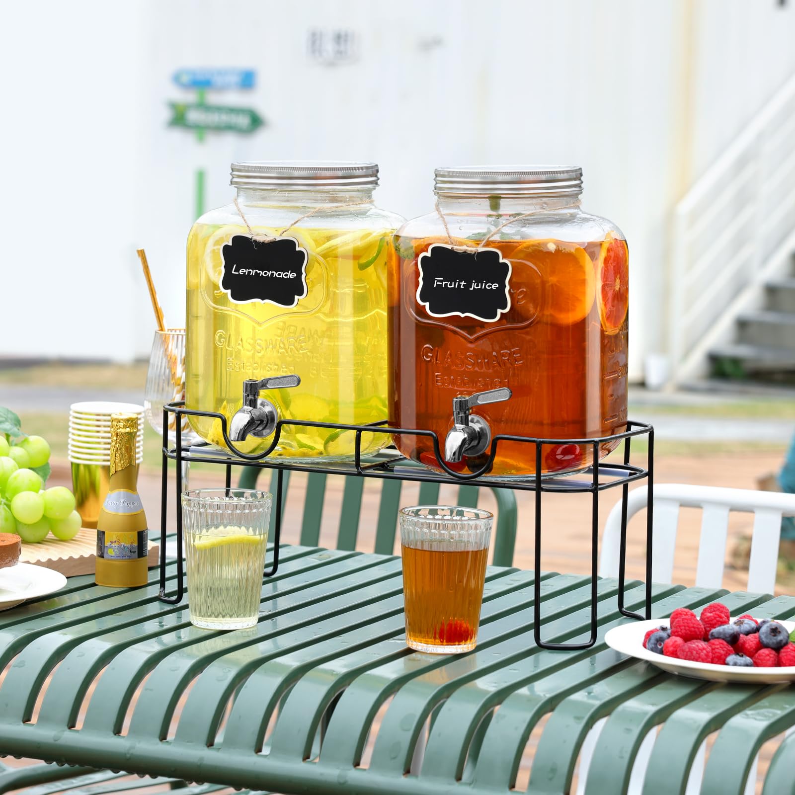 MIWUYI wooden hang tag included for labeling drinks at events