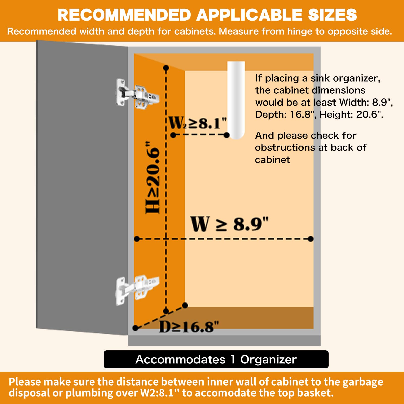 Mixeshop compact space saver ideal for kitchens and bathrooms